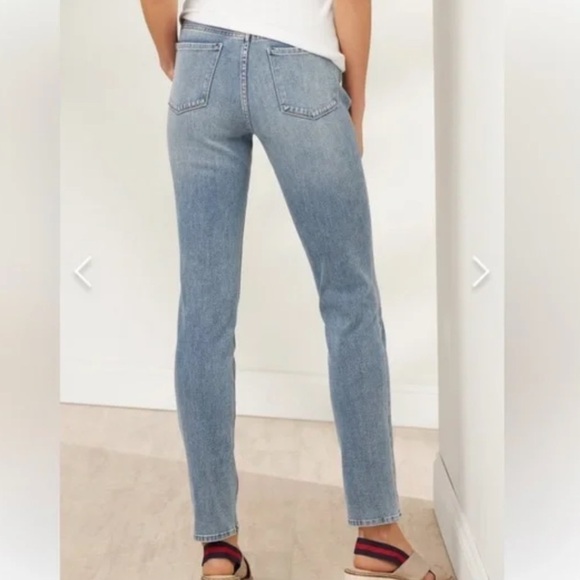 Soft Surroundings The Ultimate Denim Relaxed Straight Jeans Momcore Sz Small - Picture 3 of 10